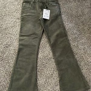 Corduroy jeans, green